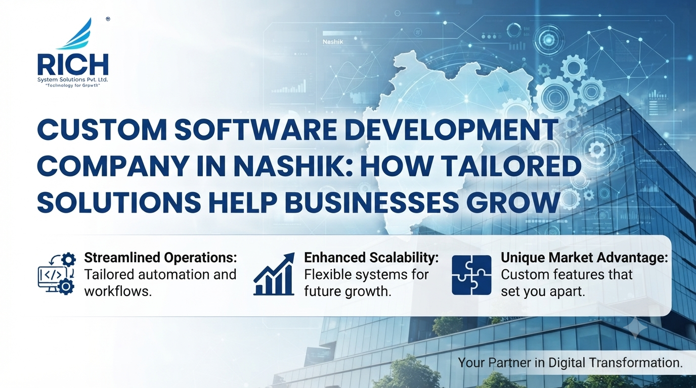 Custom Software Development Company in Nashik: How Tailored Solutions Help Businesses Grow